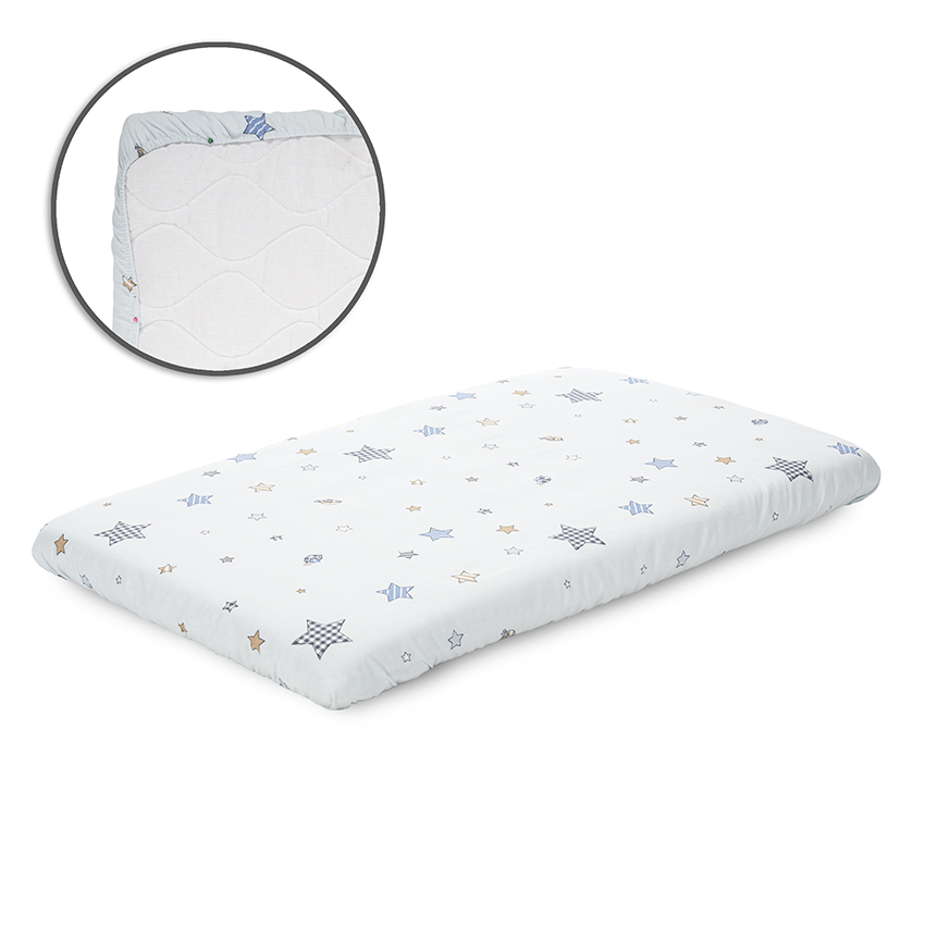 Lorelli Bear with Swing σεντόνι λίκνου με λάστιχο 98x65 εκ. μπλε
