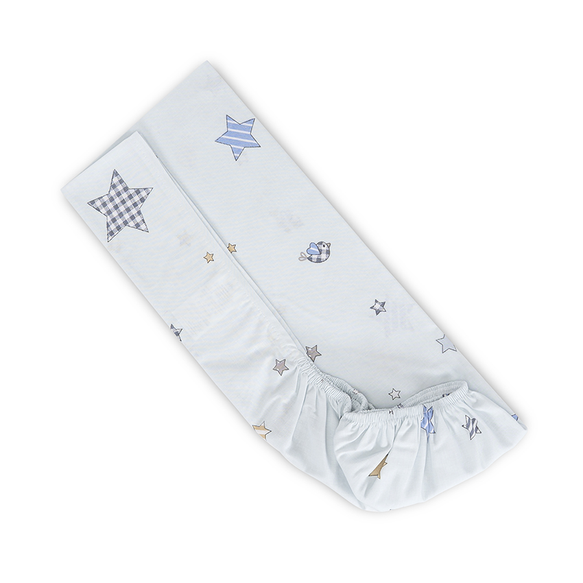 Lorelli Bear with Swing σεντόνι καλαθούνας με λάστιχο 90x50 εκ. μπλε