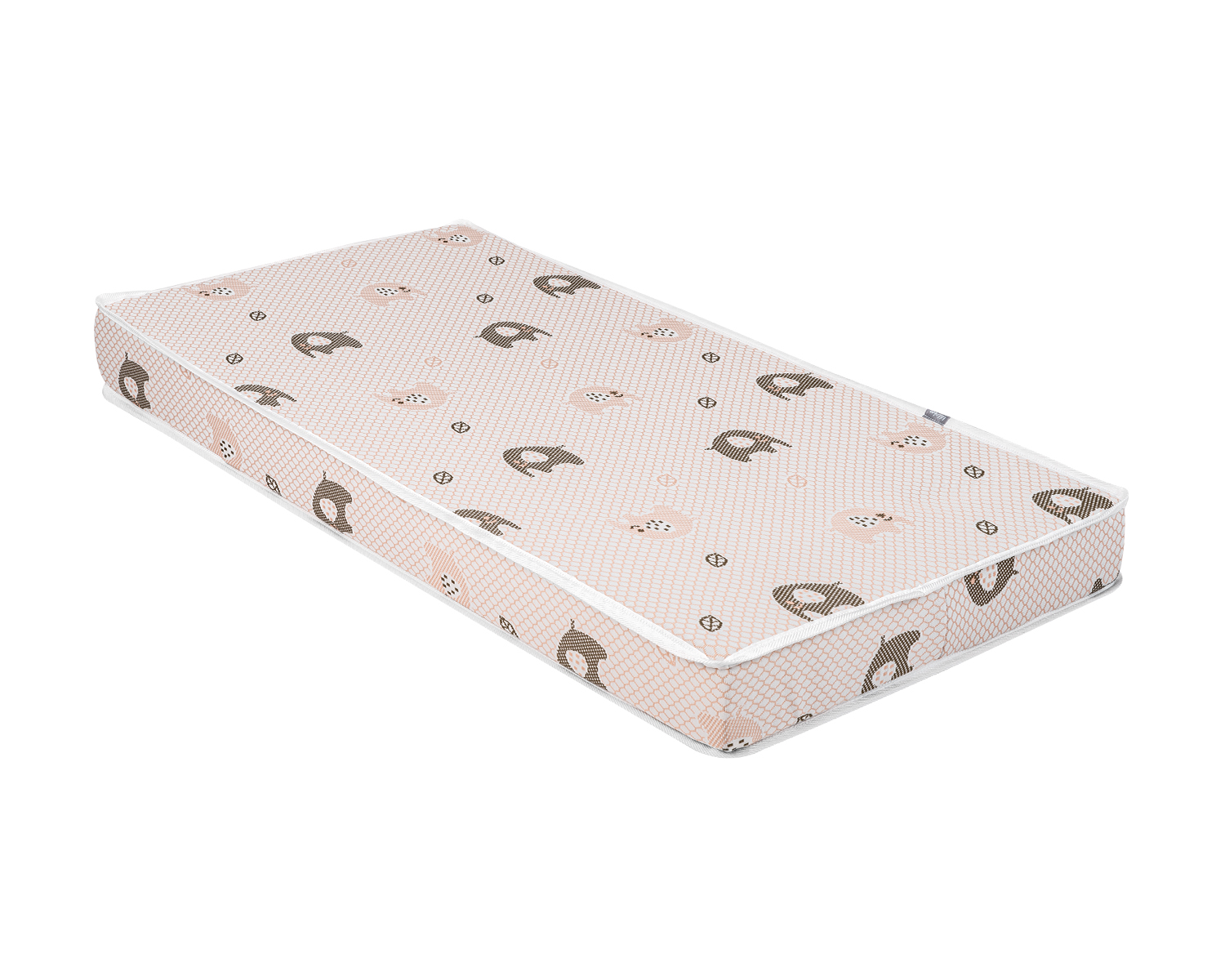Kikka Boo Memory Comfort Βρεφικό Στρώμα Κούνιας 60x120x12 εκ. με σχέδιο ελεφαντάκια πράσινο