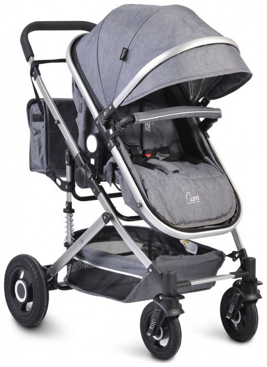 Moni Ciara 2 in 1 Reversible Stroller 0+months - Grey (3800146235178)