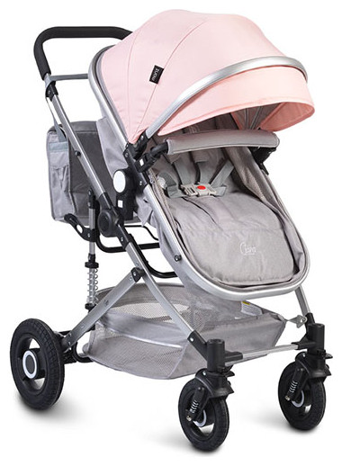 Moni Ciara 2 in 1 Reversible Stroller 0+months - Pink (3800146235192)