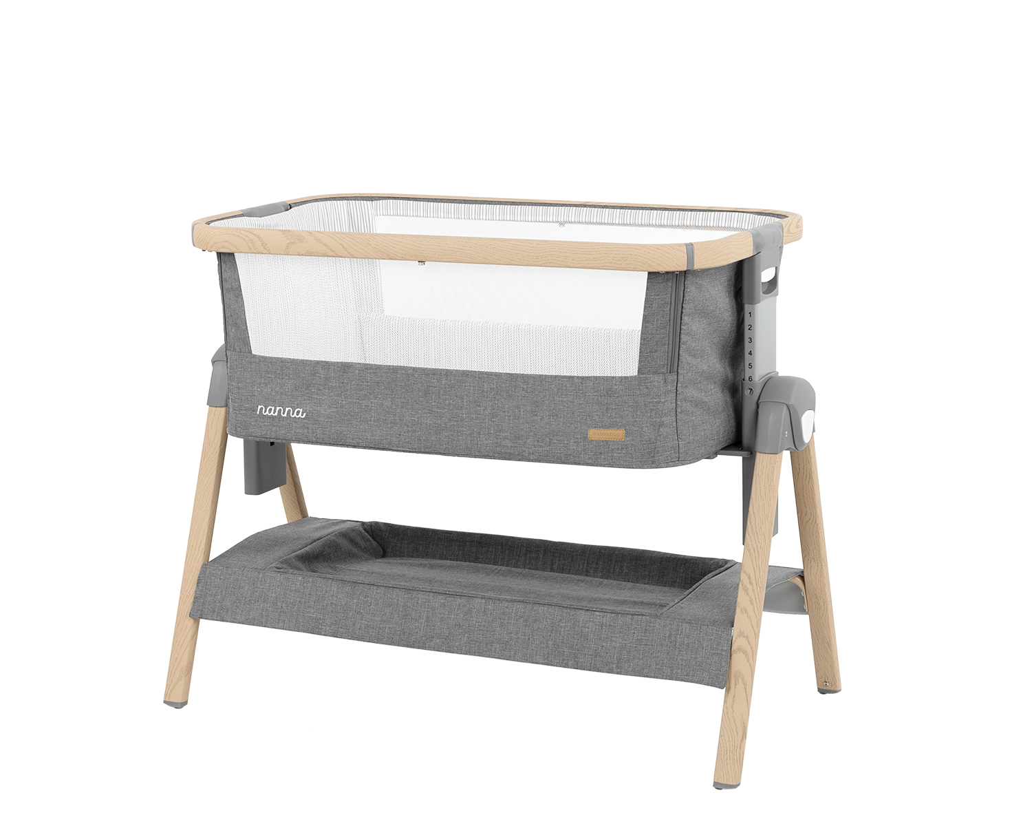 Kikka Boo Bedside crib Nanna Dark Grey 31003020031