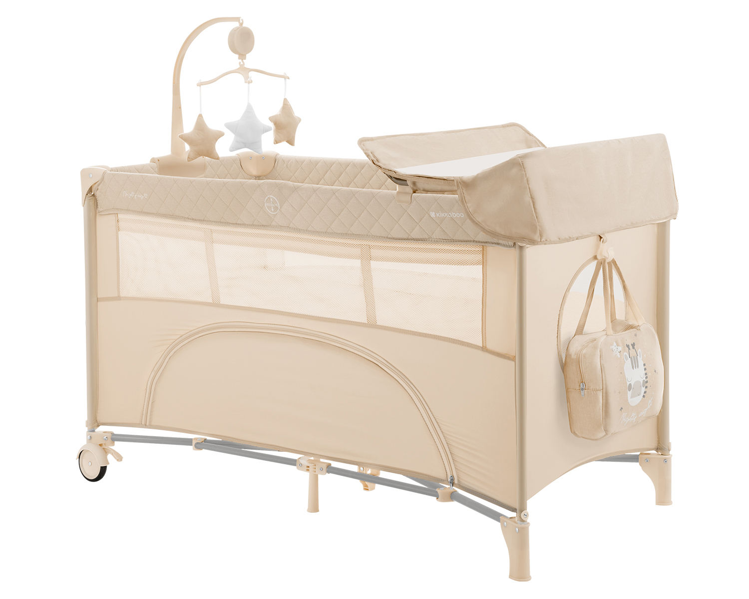 Kikka Boo Nighty Night  παρκοκρέβατο 2 επιπέδων Beige 31003010119
