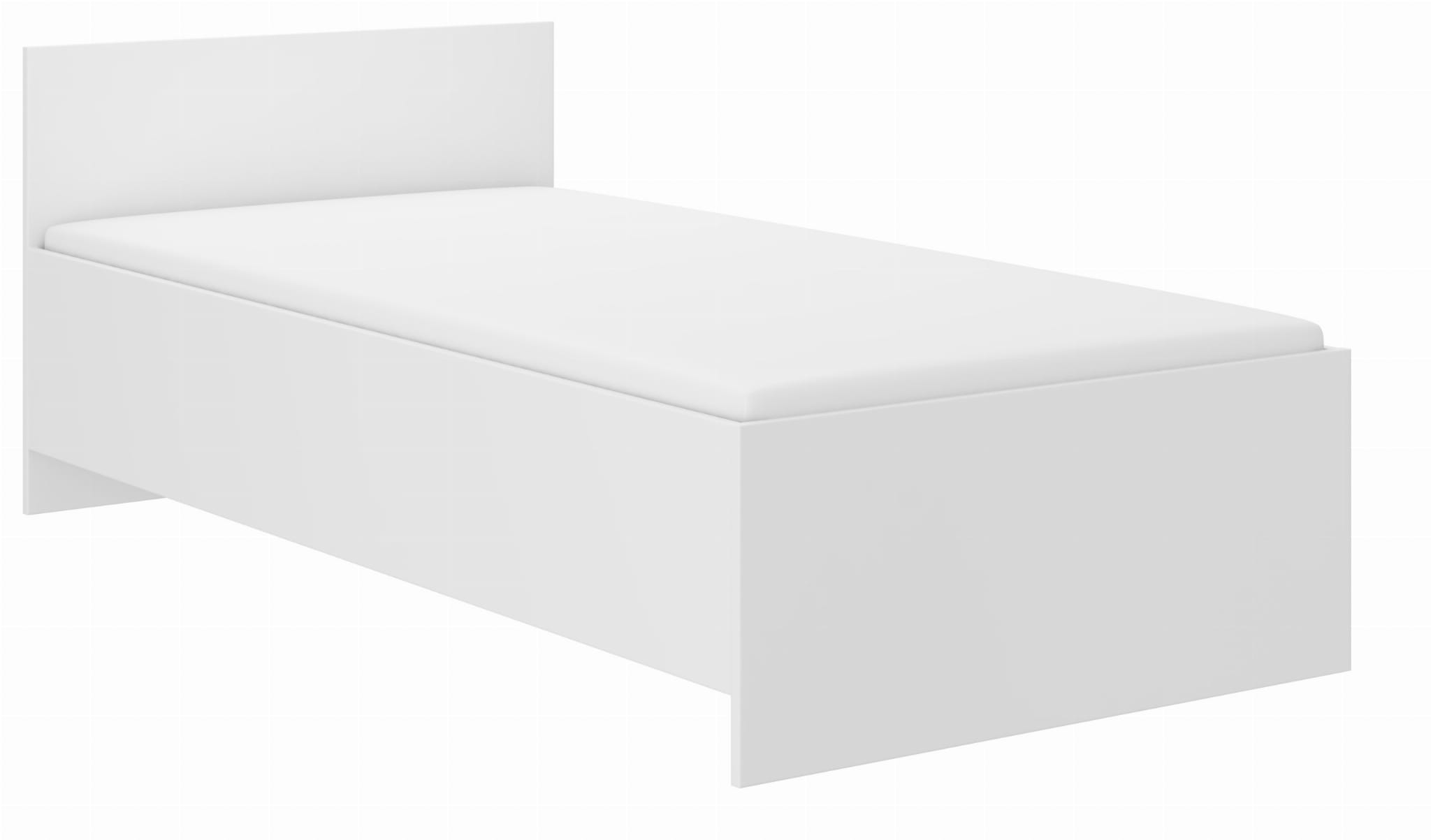 Παιδικό Κρεβάτι Junior 160/80 cm + Δώρο Στρώμα Λευκό