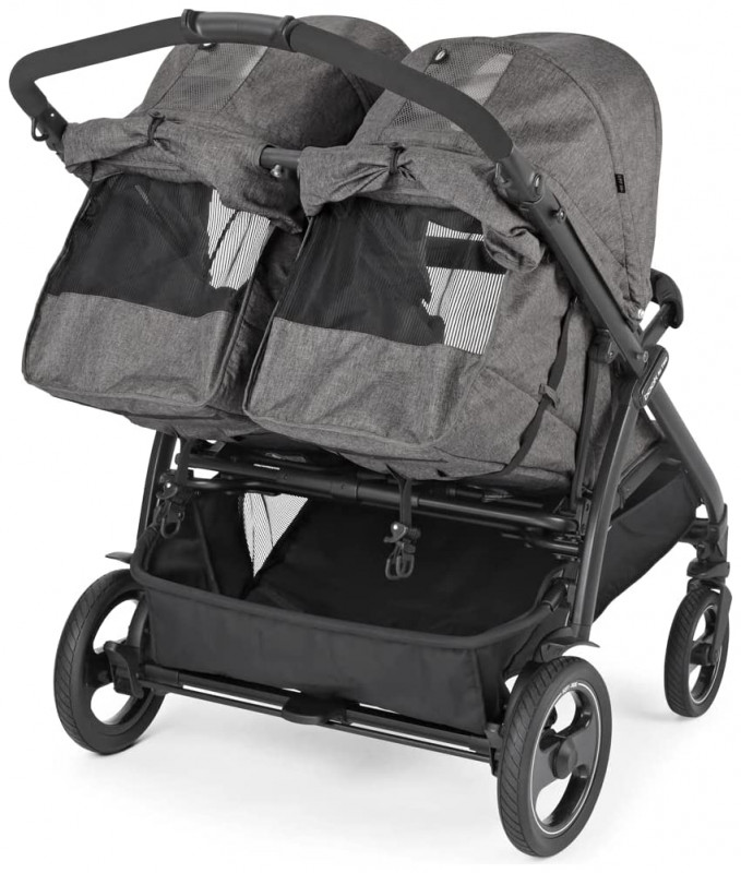Twins Stroller Peg Perego Book For Two Quarz 5449GL53