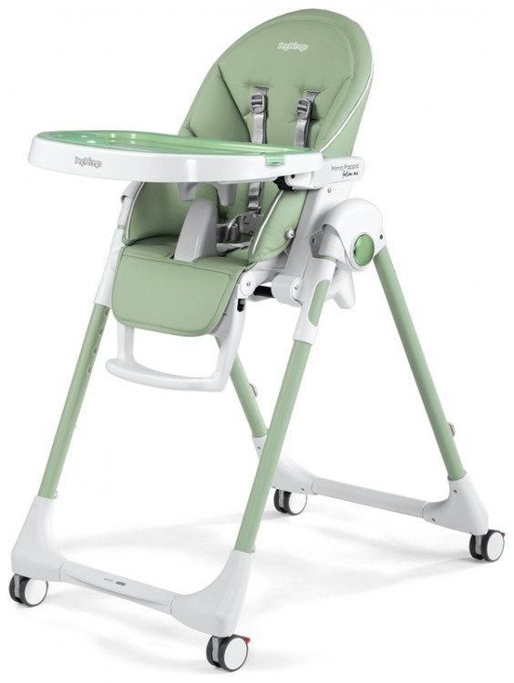 Peg Perego Prima Pappa Follow Me (ΔΩΡΟ Μπάρα Παιχνιδιών) Παιδική Καρέκλα Φαγητού Mint 4132BL64 (Δώρο Μπολ Φαγητού με κουταλάκι)