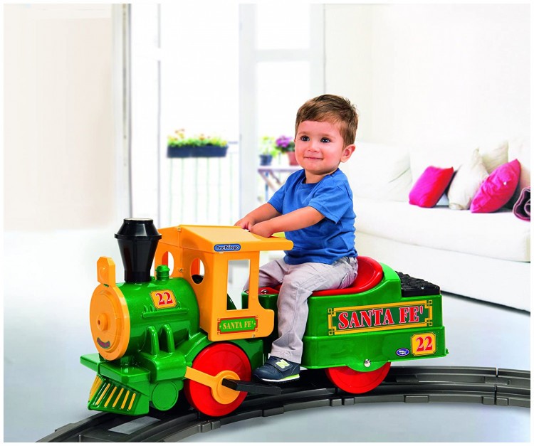 Peg Perego SANTA FE TRAIN Παιδικό Ηλεκτρικό Τραίνο 18+ μηνών ED1071