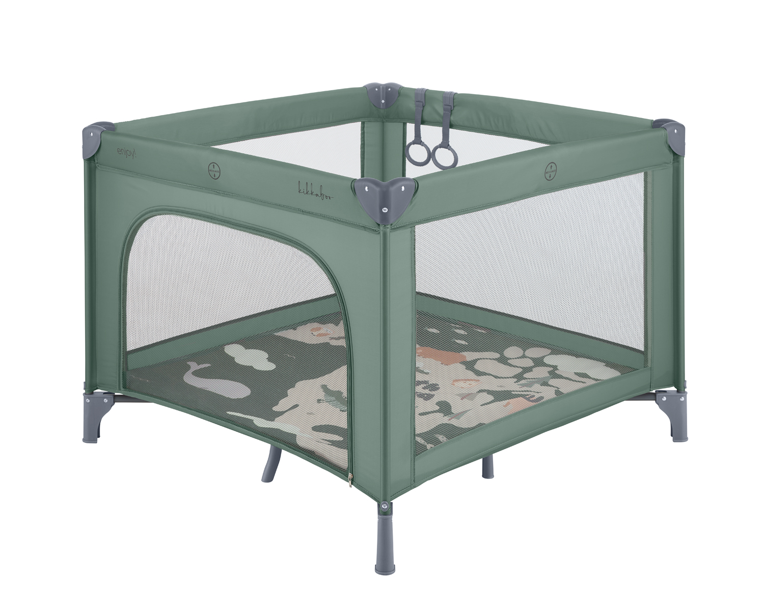 Kikka Boo Playpen Enjoy North America Green 2026 31003030022