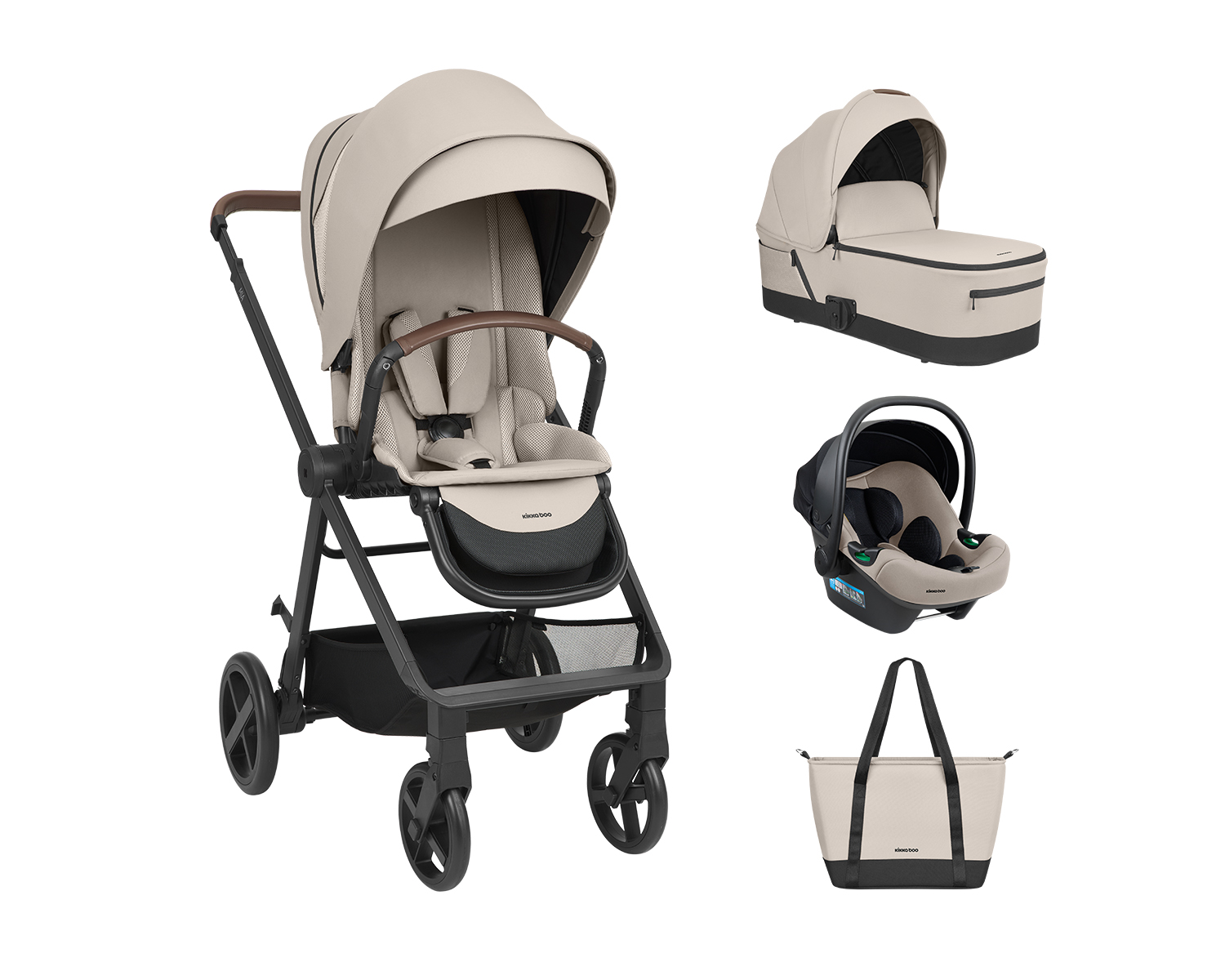 Stroller 3in1 with carrycot Mia Beige 2026 31001010276