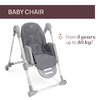 Chicco Polly Armonia 3 in 1 High Chair Carrara