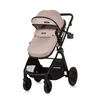 Chipolino Harmony 3 in 1 Children's transformable stroller with accessories macadamia KKHR02403MA