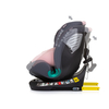 Chipolino Car seat I-SIZE 40-150 cm ISOFIX 360 "SUPREME" flamingo STKSU02405FL