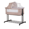 Chipolino Co-sleeping crib with drop side “Zen" macadamia KOSZE0204MA