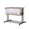 Chipolino Co-sleeping crib with drop side “Zen" macadamia KOSZE0204MA