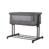 Chipolino Co-sleeping crib with drop side “Zen" granite KOSZE0202GN