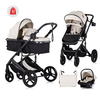 Chipolino Amore 3in1 0-22kg Μεταμορφώσιμο καροτσάκι biscotta KKAM02504BI