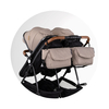 Chipolino Duo Smart Μετατρεπόμενο Αναστρέψιμο Καρότσι Διδύμων με Ανεξάρτητες Θέσεις 0+ μηνών 3 Αξεσουάρ tiramisu KBDS02503TR