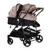 Chipolino Duo Smart Μετατρεπόμενο Αναστρέψιμο Καρότσι Διδύμων με Ανεξάρτητες Θέσεις 0+ μηνών 3 Αξεσουάρ tiramisu KBDS02503TR