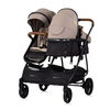 Chipolino Duo Smart Μετατρεπόμενο Αναστρέψιμο Καρότσι Διδύμων με Ανεξάρτητες Θέσεις 0+ μηνών 3 Αξεσουάρ tiramisu KBDS02503TR