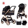 Chipolino VISTA 3 σε 1 Μεταμορφώσιμο καροτσάκι μωρού 0-22kg βατόμουρο KKVS02501BB