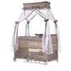 Chipolino Foldable travel cot with mosquito net Palace Bear beige KOSIPA252BE