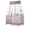 Chipolino Foldable travel cot with mosquito net Palace Bear beige KOSIPA252BE