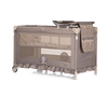 Chipolino Foldable travel cot with mosquito net Palace Bear beige KOSIPA252BE