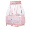 Chipolino Foldable travel cot with mosquito net Palace Cat pink KOSIPA253CA