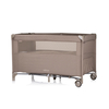 Chipolino Foldable travel cot with drop side Relax tiramisu linen KOSIRE253TR