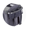 Chipolino Foldable travel cot with changing pad Bella anthracite KOSIB0254AN