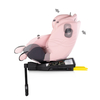 Chipolino Car seat I-SIZE 40-150 cm ISOFIX 360 "PREMIUM" pink marshmallow STKPR02505PM