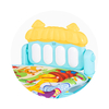 Chipolino Activity playmat with piano "Zoo party" blue PGRZP02301BL
