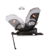 Chipolino Car seat I-SIZE 40-150 cm ISOFIX 360 "TOURINO" ash grey STKTRN02404AS