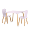 Chipolino Table Set With 2 Chairs MDF pink DIWH02420323