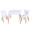 Chipolino Table Set With 2 Chairs MDF bear and kitten DIWH02440323