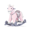 Chipolino Rocking horse with wheels pink RHWL02402PINK