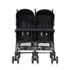 Chipolino Baby Stroller for 2 kids "Double Point" blackberry KBDP02501BB
