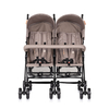 Chipolino Baby Stroller for 2 kids "Double Point" tiramisu KBDP02502TR