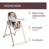 Chicco Polly Armonia 3 in 1 High Chair Scandinavian