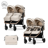 Lorelli Twin Baby Stroller Duo Beige + Bag up to 22 kg