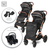 Lorelli BABY STROLLER STORM LUXE BLACK 10021692384