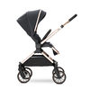 Lorelli BABY STROLLER REYA BLACK 2in1 with reversible hand 10022072501