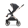 Lorelli BABY STROLLER REYA BLACK 2in1 with reversible hand 10022072501