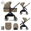 Lorelli BABY STROLLER REYA BEIGE 2in1 with reversible hand 10022072507