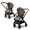 Lorelli BABY STROLLER REYA BEIGE 2in1 with reversible hand 10022072507
