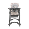 Lorelli BABY HIGH CHAIR BELLISSIMO GREY PARROTS PU LEATHER 10100512322