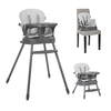 Lorelli BABY HIGH CHAIR 3in1 SIESTA GREY LEATHER 10100532506