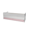 Lorelli BED MINI MAX NEW 190/72 COLOUR WHITE/ORCHID PINK 10150500038A