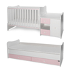 Lorelli BED MINI MAX NEW 190/72 COLOUR WHITE/ORCHID PINK 10150500038A