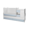 Lorelli BED MINI MAX NEW 190/72 COLOUR WHITE/BABY BLUE 10150500039A